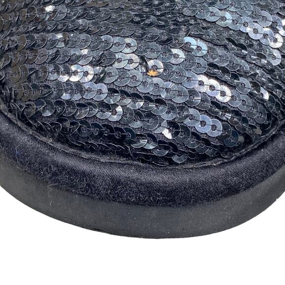 UGG Women's Classic Short Black Sequin Winter Boot Size US 7 - Picture 12 of 12